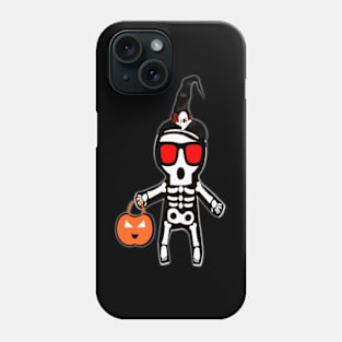 Halloween Hilarious Skeleton Shopping Phone Case