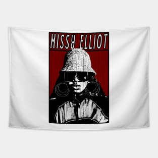 Vintage Retro Missy Elliot Tapestry