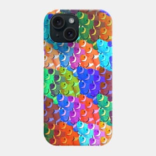 clown fish pattern colorful rainbow Phone Case