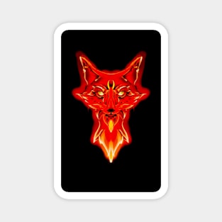 fire fox Magnet