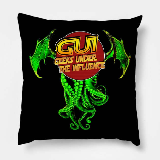 GUI-thulu single-sided Pillow by Geeks Under the Influence 