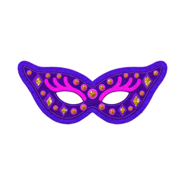 Felt Style Beaded Mask | Cherie's Art(c)2022 by CheriesArt