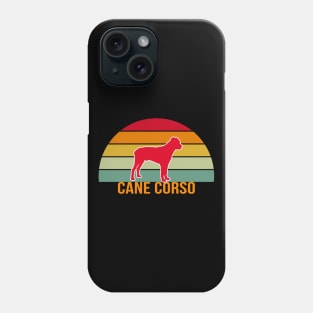 Cane Corso Vintage Silhouette Phone Case