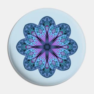 Fractal Mandala Pin