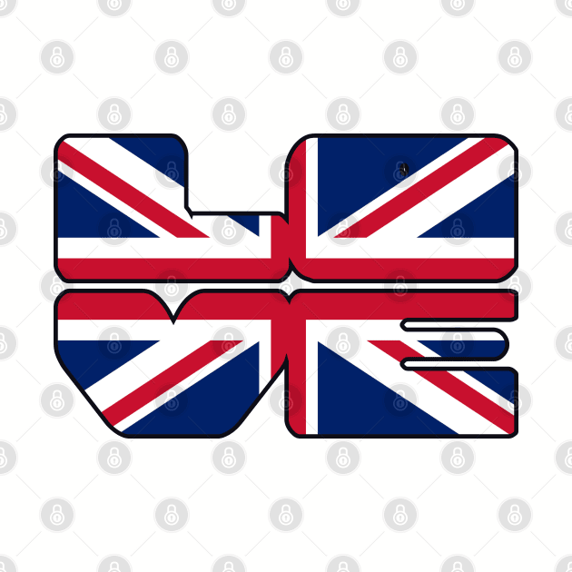 Love Great Britain - Union Jack by SolarCross