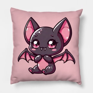 Cute chibi bat by Strange Dollz Boudoir Pillow