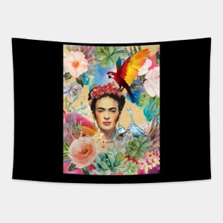 Frida Kahlo Unforgettable Unibrow Tapestry