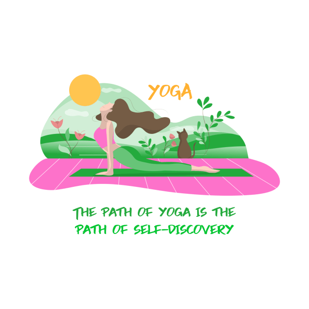 The path of YOGA is the path of self-discovery. As our self-image disintegrates, we contact our true self. Life becomes a great joy. by Your_wardrobe