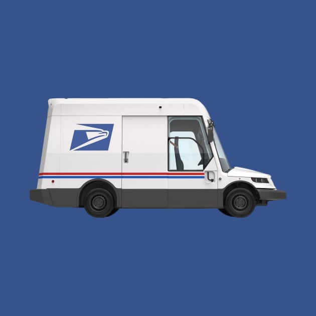 Postal Worker New Delivery Vehicle by The Shirt Genie