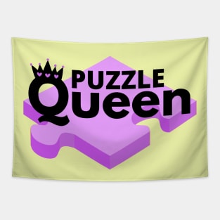 Purple Puzzle Queen Tapestry