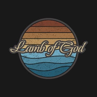 Lamb of God Retro Waves T-Shirt