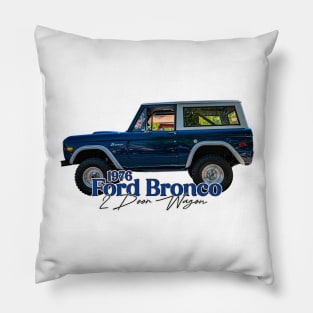 1976 Ford Bronco 2 Door Wagon Pillow