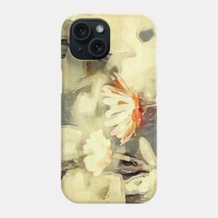 Wild flowers retro vintage painting Phone Case