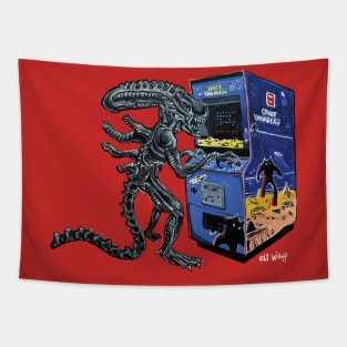 Alien Invaders Tapestry