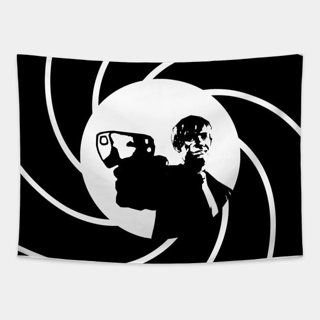 The Office Golden Face Threat Level Midnight Tapestry by felixbunny