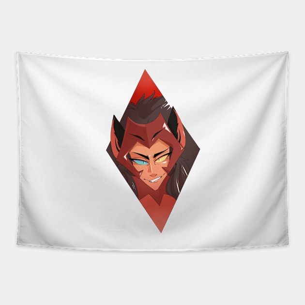 She-re princess of power Catra Design Tapestry by NerdyOne-yt