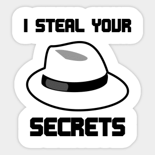 White Hat Hacker Stickers for Sale