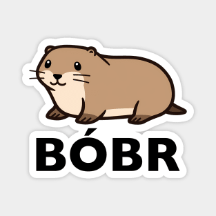 Kawaii Bober - Cute Beaver Magnet