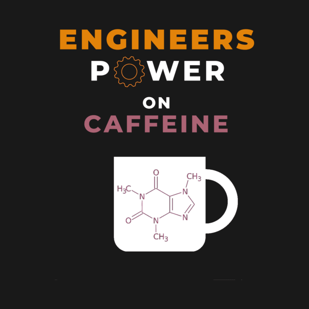 Engineer Power on Caffeine by Humor me Engineering and Math