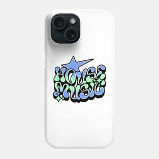 HOUSE MUSIC - Y2K Steez (blue/mint) Phone Case