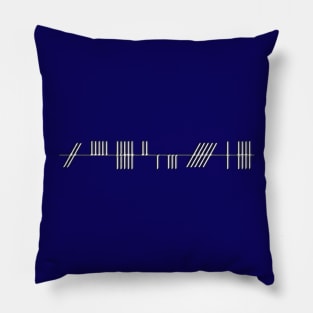 Earthling Horizon in chalk Pillow