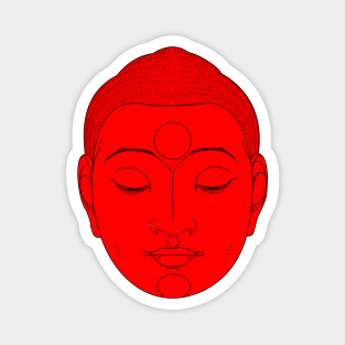 Head of Buddha Magnet