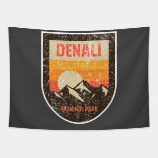 Denali National Park Retro Tapestry