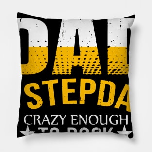 Step-Dad And Dad Fathers Day Funny DAD Pillow