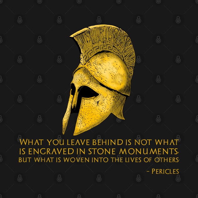 Ancient Greek Philosophy - Pericles Quote - Athenian History by Styr Designs