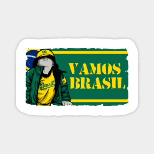 Vamos Brasil Magnet