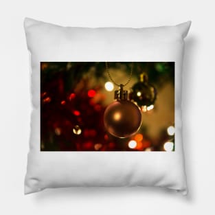 Christmas tree and baubles Pillow