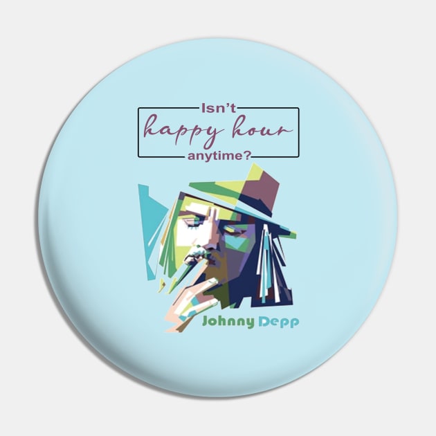 Johnny Depp: Isn't happy hour anytime Pin by sayed20