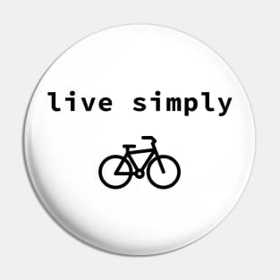 live simply Pin