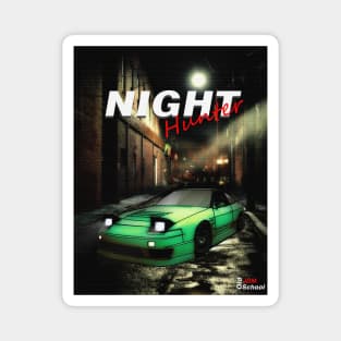 JDM 240SX [Turquoise] Night Hunter Magnet