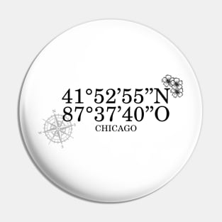 Chicago Contact Information Pin