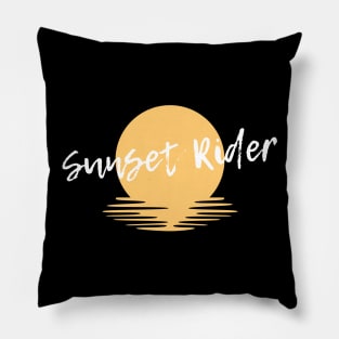 Sunset Rider Pillow