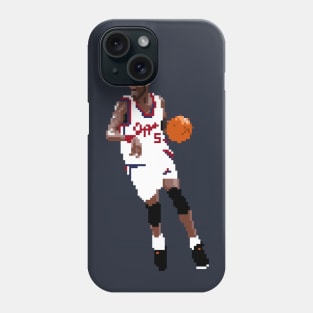 Danny Manning Clippers Pixel Dribble Phone Case