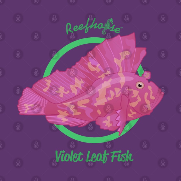 Violet Leaf Fish by Reefhorse