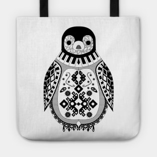 kawaii penguin in love ecopop Tote