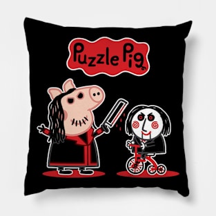 Puzzle Pig Pillow