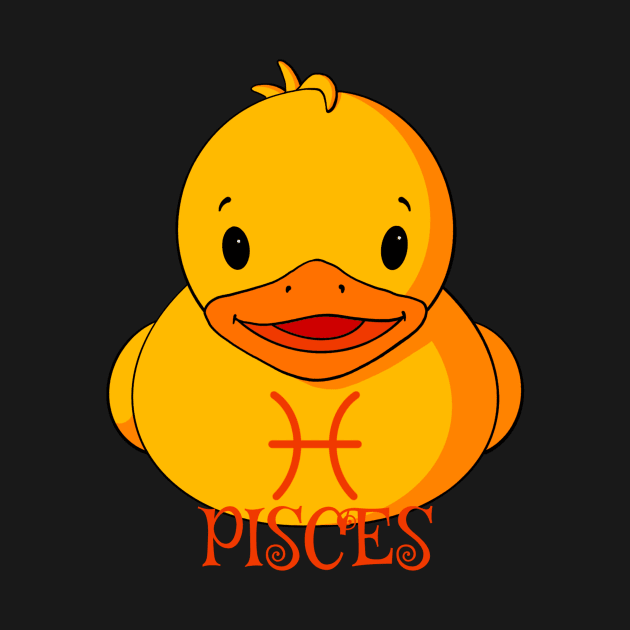 Pisces Rubber Duck by Alisha Ober Designs