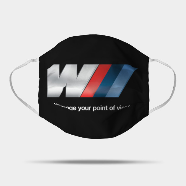 Bmw M Logo Bmw Mask Teepublic