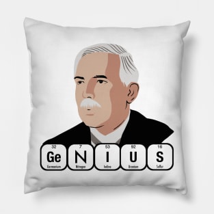 GENIUS Ernest Rutherford Pillow