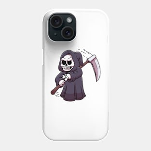 Grim Reaper Doing Tricks Phone Case