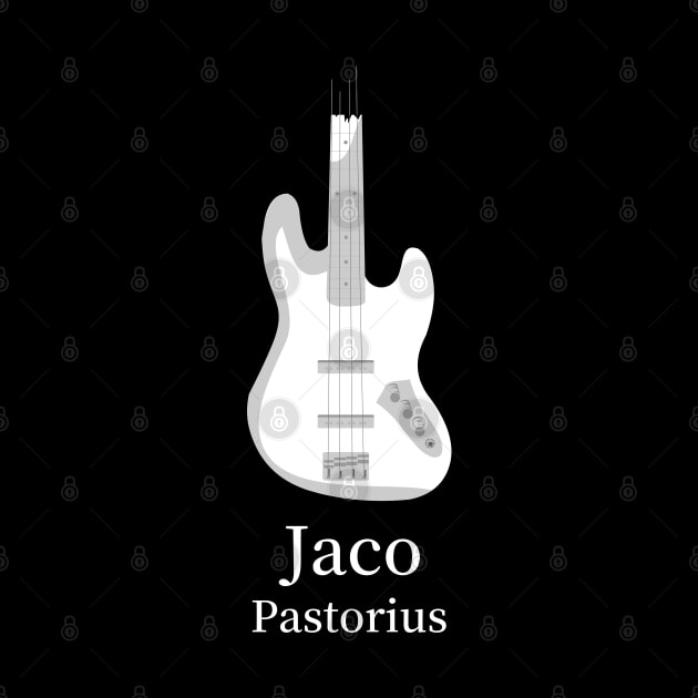 jaco pastorius, jazz bassist by Degiab