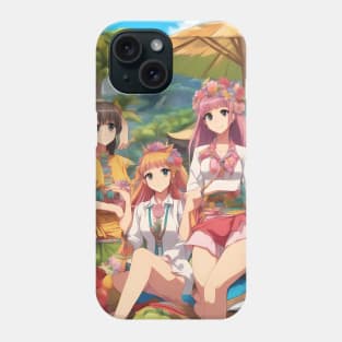 Anime All Day anime girls  collor Phone Case