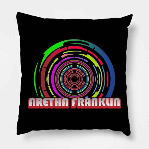 Minimalist Vinyl // Aretha Franklin Pillow by CreatenewARTees