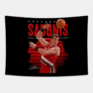 Arvydas Sabonis Tapestry