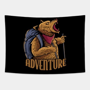 Adventure bear Tapestry