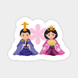 Hina Matsuri Dolls Magnet